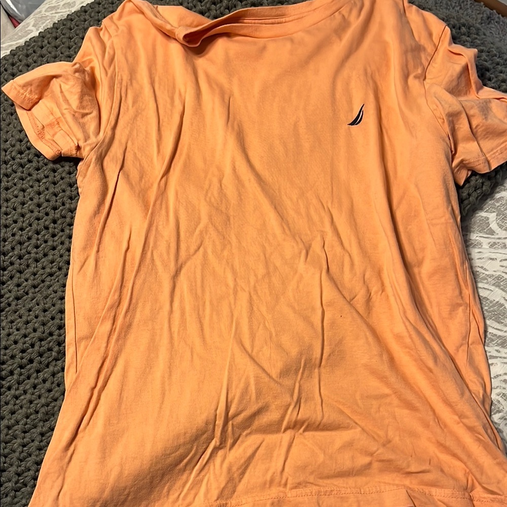 Nautica Women's Orange T-Shirt